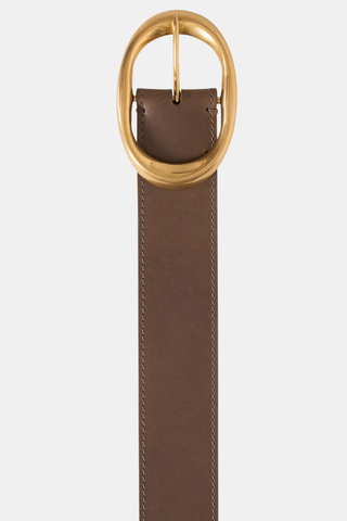 Wide Belt | Mink/Antique Light Gold