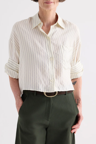 Next Ex Shirt | Ivory/Blue