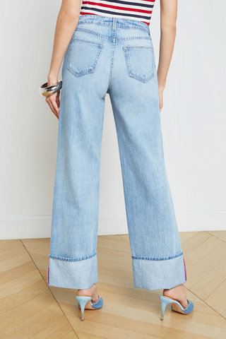 Miley Cuffed Wide Leg Jean | Emerson