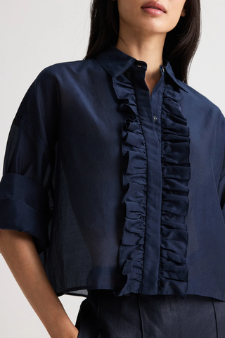 Next Ex W/ Ruffle Shirt | Midnight