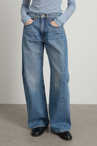 Relaxed Lasso Cuffed Jean | Jane Wash