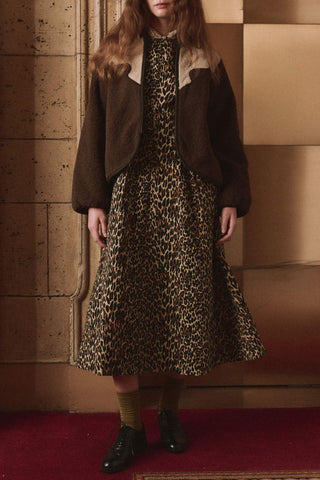 The Reversible Western Yoke Pasture Jacket | Brown W/ Cream
