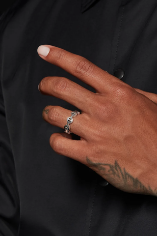 Dame Tri-Link Ring | .925 Sterling Silver