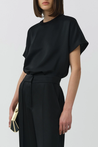 Addy S/S Combo T-Shirt | Black