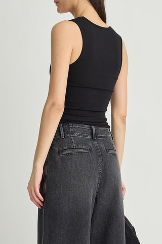 Uri Low-Cut Tank | Black