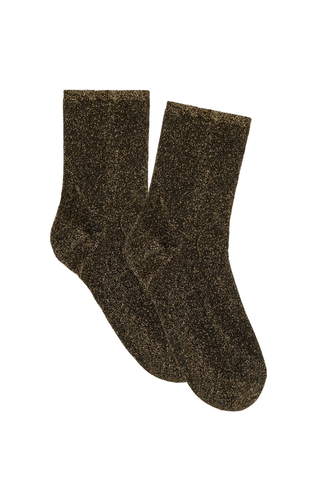 The Lurex Socks | Golden