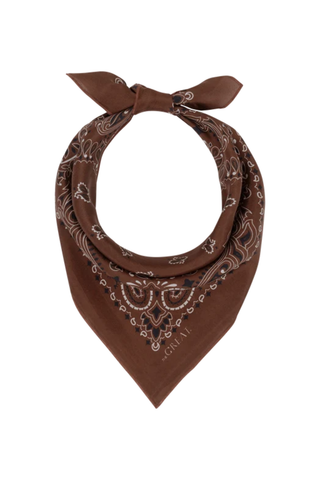 The Silk Bandana | Chocolate