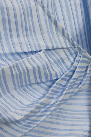 Bria S/L Top | Blue Stripe