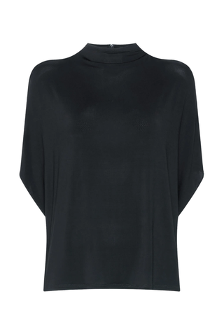 Jersey Cape Tee | Black