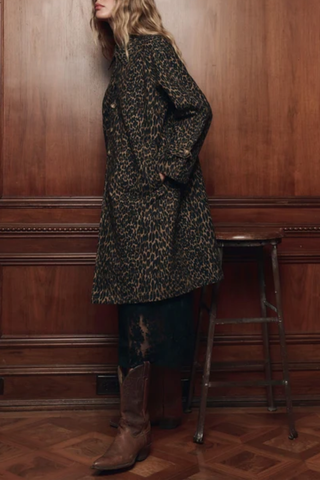 The Trench Coat | Dark Leopard