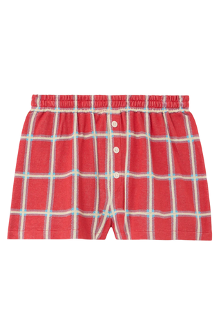 Picnic Plaid Short | Scarlet Combo