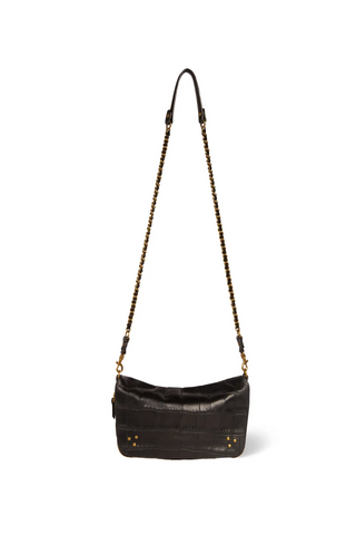 Bobi Bag | Imprimé Croco Noir