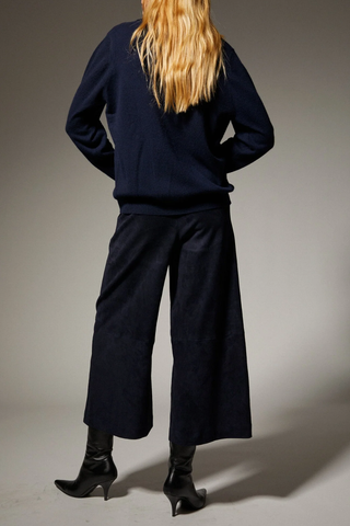 Cashmere Polo Sweater | Navy