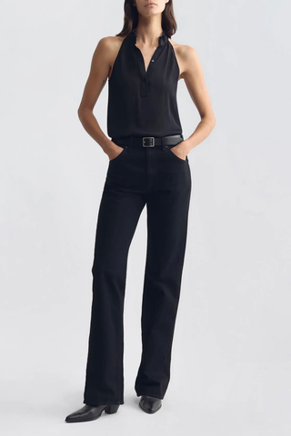 Daniella Silk Top | Black