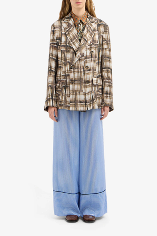 Fancy Silk Jacket | Cacao Brunito 519571