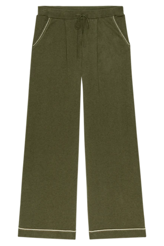 The Menswear Tipping Trouser Pant | Olive
