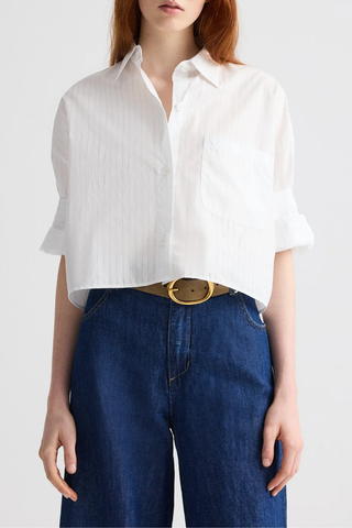 Next Ex Shirt | White/Light Blue