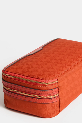 Logo Make-Up Pouch | Burnt Sienna