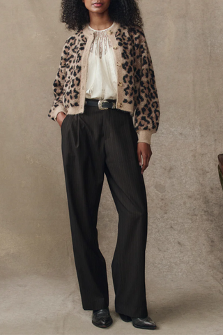 The Windsor Cardigan | Leopard
