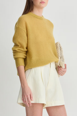 Softest Tissue Weight Sweater | Amber