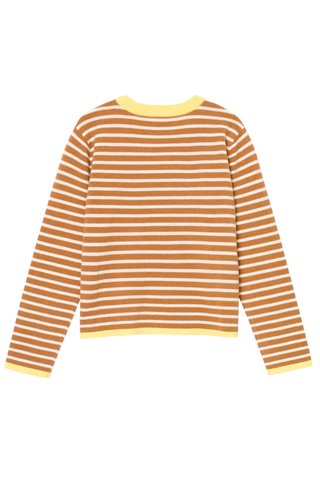 Maxwell Sweater | Camel Stripe
