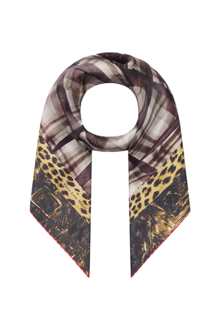 Cialda Silk Bandana Scarf 90x90 | Affresco Di Té 519089