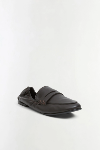 Danna Leather Loafer | Cacao