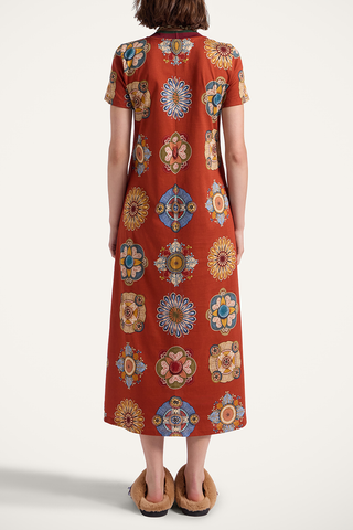 Sporty Swing Dress | Nucleus Rust