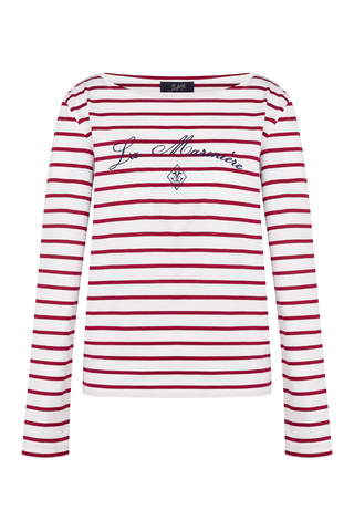 Marines T-Shirt | White/Red Stripes