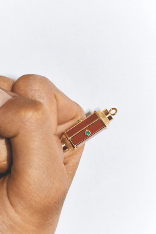 Jasper Baby Locket Necklace