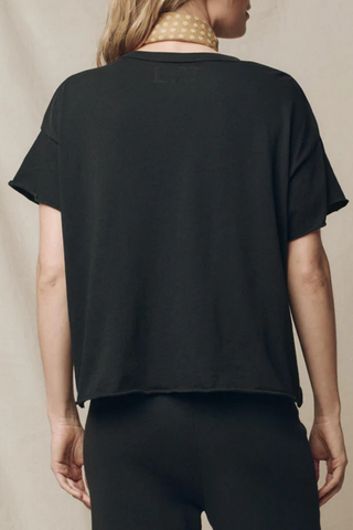 The Crop Tee | Almost Black