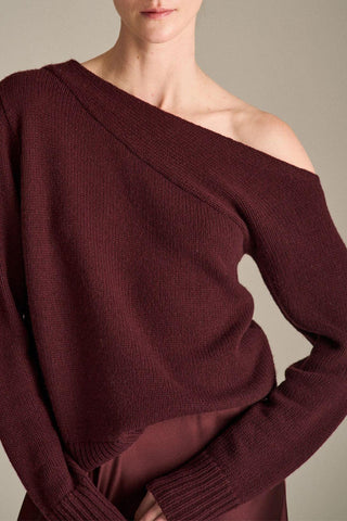 Camille Sweater | Bordeaux