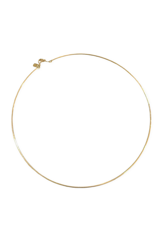 18K Yellow Gold Choker Necklace