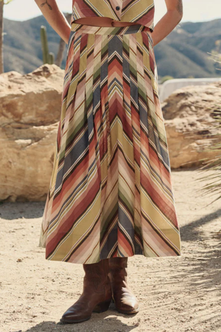 The Rhythm Skirt | Davenport Stripe