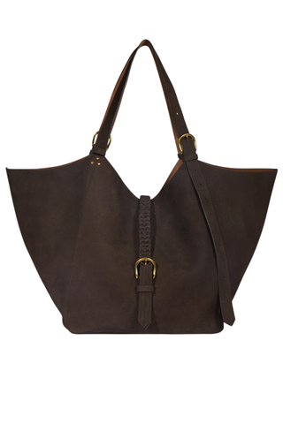 Joseph M Handbag | Imprimé Croco Moka