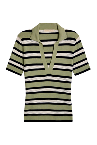 Handy Polo Neck Sweater | Multicolor Stripe