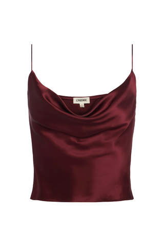 Calista Silk Camisole | Dark Wine