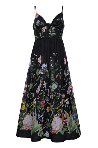 Pero Midi Dress | Bloomsfield Black