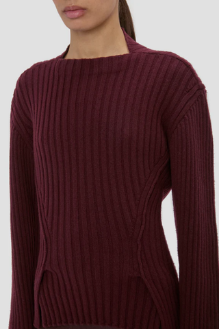 Ribbed Jumper | Acai
