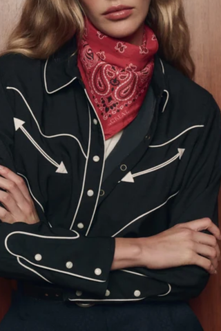 The Silk Bandana | True Red