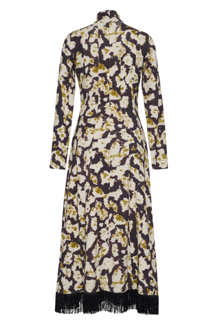 Troy Midi Dress | Spotted Black