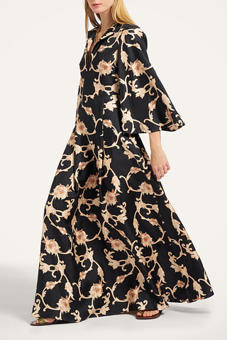 Belle Kaftan | Buttercup Black