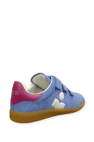 Beth Suede Sneaker | Blue/White