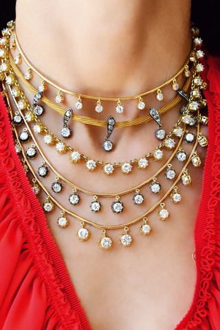 Diamond Fringe Necklace