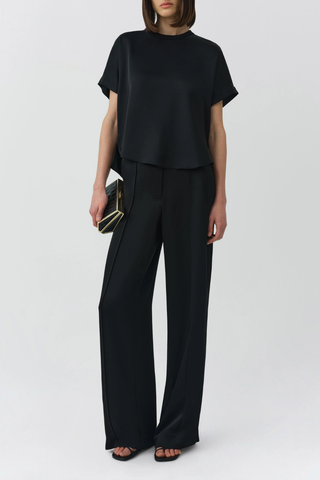 Addy S/S Combo T-Shirt | Black