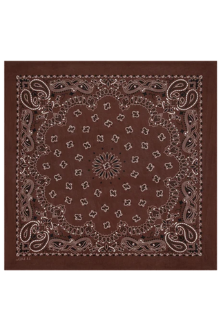 The Silk Bandana | Chocolate
