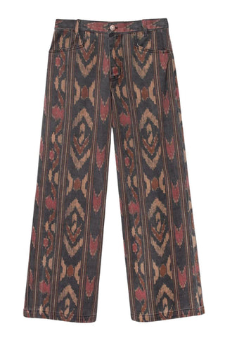 Nixon Pant | Black Ikat