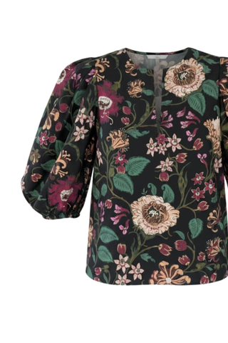 Florielle SS Cotton Top | Dahlia