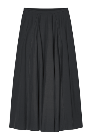 Poplin Paneled Skirt | Notte