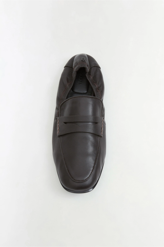 Danna Leather Loafer | Cacao